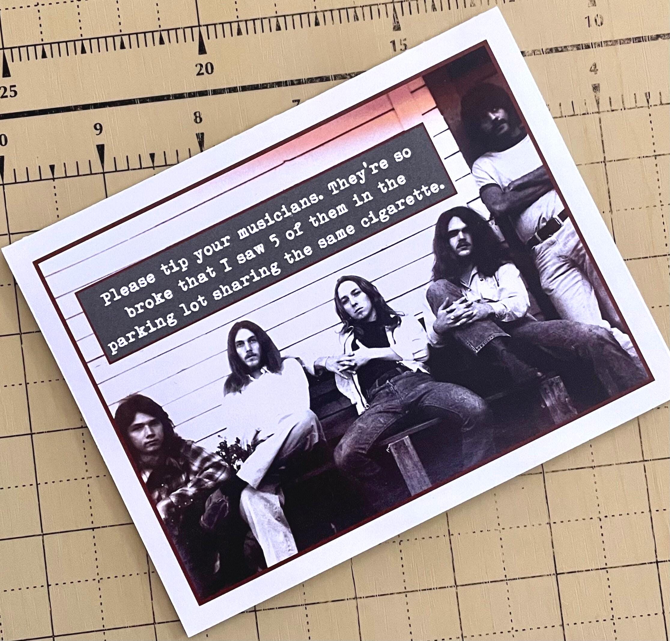 1970s Rock Band Card, Card for Guitar Player, Musician Card, Card for ...