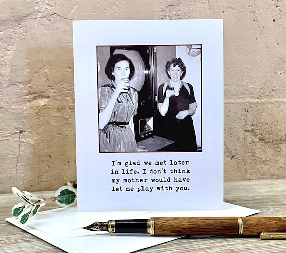 You're Vintage, Funny Friendship Birthday Greeting Card You're Vintage, Funny Friendship Birthday Greeting Card