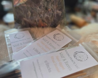 Wolf & Raven Ritual Incense Sticks