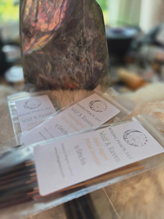 Wolf & Raven Ritual Incense Sticks