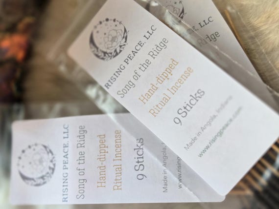 Song of the Ridge Ritual Incense Sticks