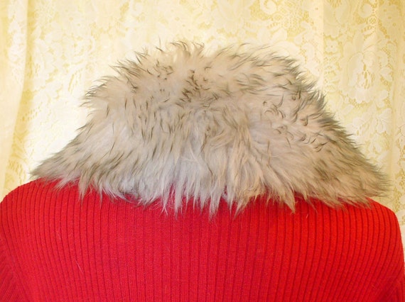 Fox Fur Collar Vintage Silver Fox Collar....Fox F… - image 4