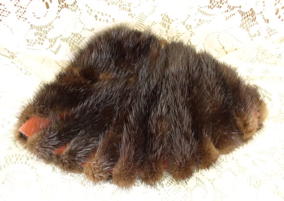 Mink Hat Sable Mink Tail Hat,,,,Vintage Mink Hat … - image 5