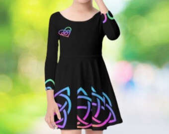 Irish girl dress, Rainbow Dress, Celtic Dress, Summer Dress Girls, Irish Toddler Dress, Girls Clothing, Girls Spring Dress, Celtic Girls