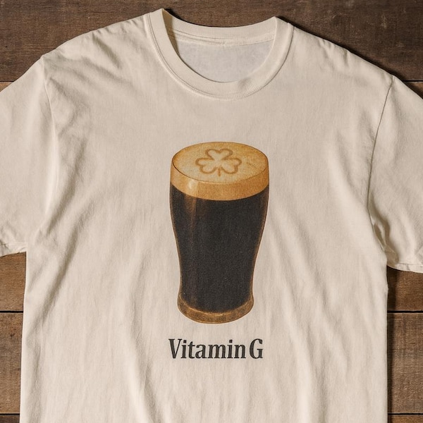 Comfort Colors Vitamin G Tee , For the Beer Lover Who Gets It