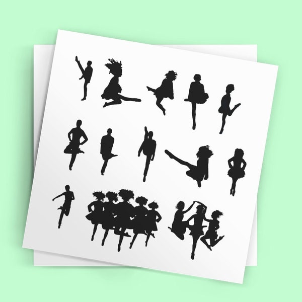 Original Irish Dancers silhouette SVG  (13 images), irish dance svg, Irish Dance png, dancer Silhouette SVG, Dancer Silhouette PNG