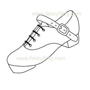Irish Dance Hardshoe Digital Design | SVG, PNG, PDF | Perfect for Cricut and Craft Projects