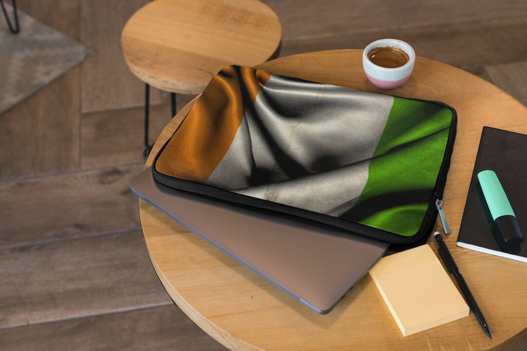 Irish Flag Laptop Sleeve Irish Laptop Sleeve Irish Laptop Etsy