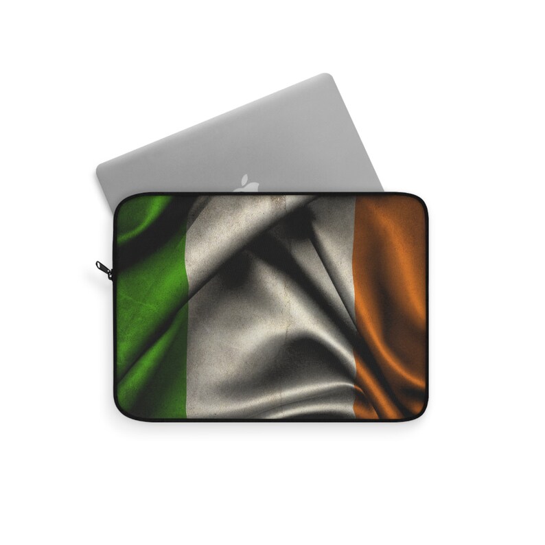 Irish Flag Laptop Sleeve Irish Laptop Sleeve Irish Laptop Etsy