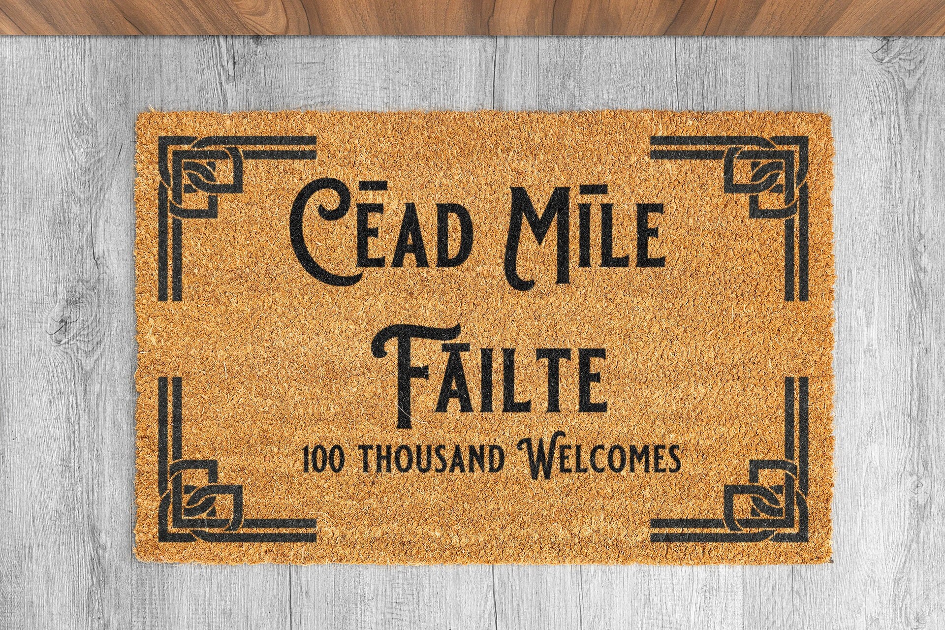 Cead Mile Failte Irish Doormat Irish Housewarming Gift - Etsy