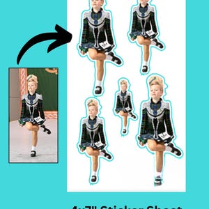 Op maat gemaakt gepersonaliseerd stickervel: van je foto stickers!