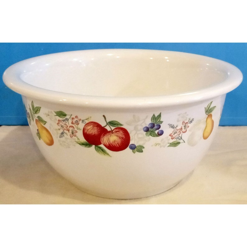 Corning Corelle Coordinates Stoneware Chutney Fruit 2 Qt Mixing Serving
