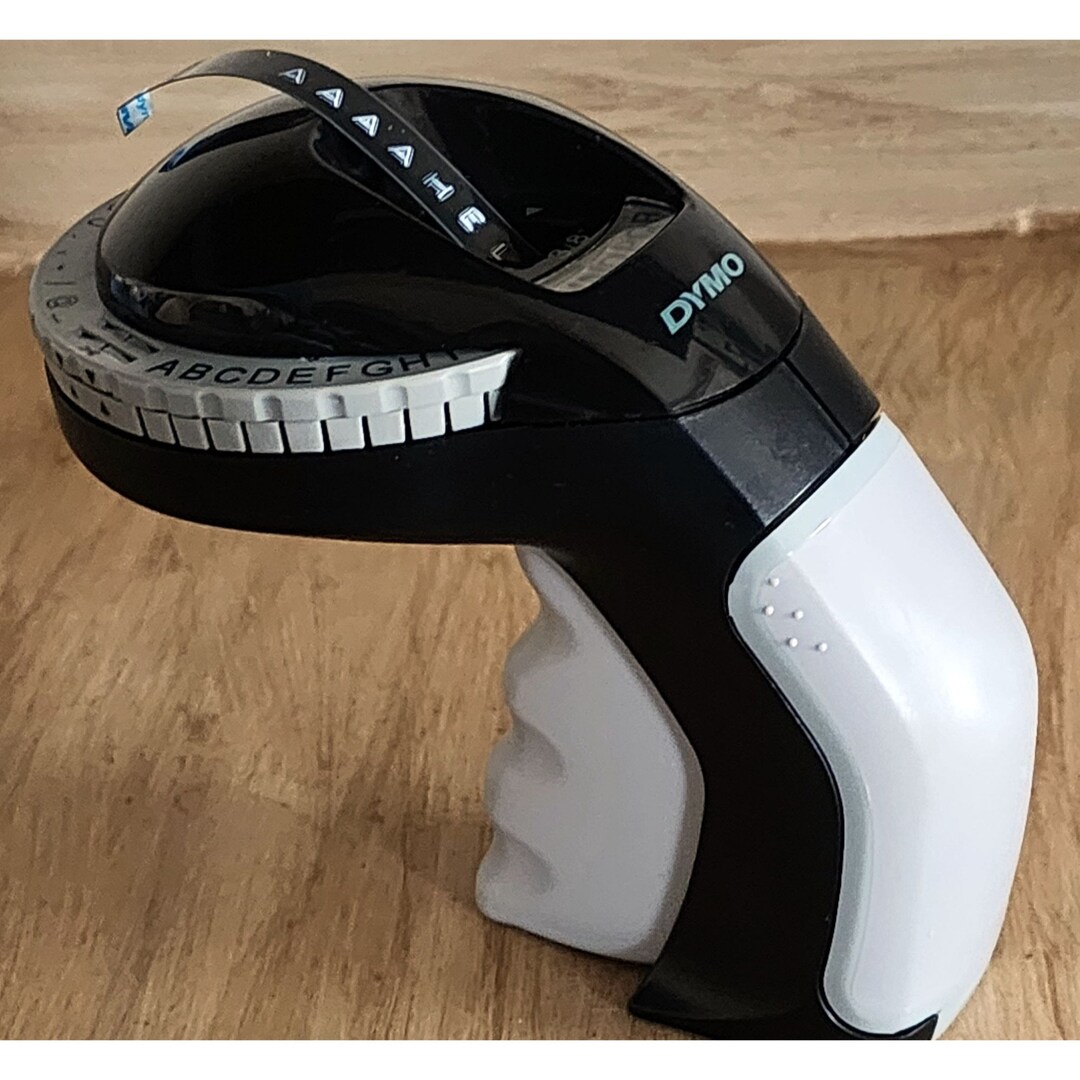 Dymo Handheld Label Maker Organizer Xpress Black With Gray Etsy