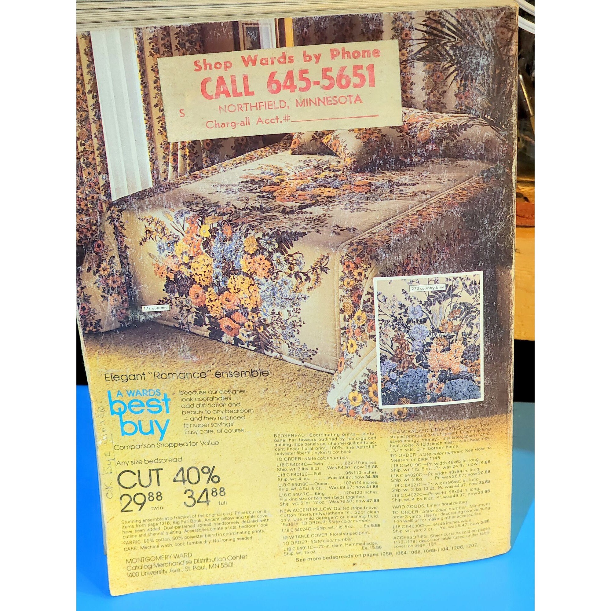 1980 Montgomery Ward Fall & Winter Catalog Fashion Furniture