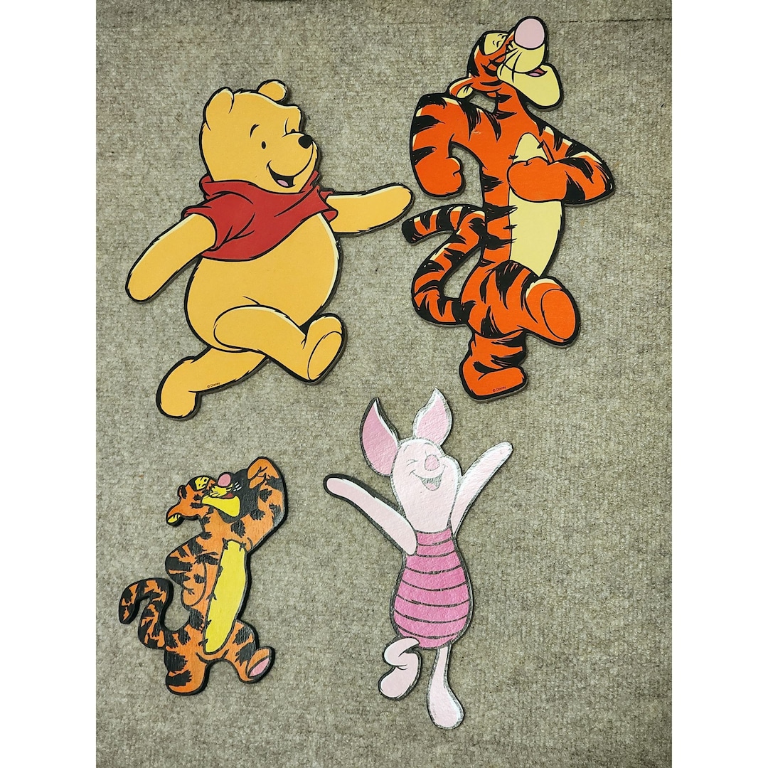 Vintage Disney Winnie the Pooh Wall Hangings Pressed Board & 1 Etsy