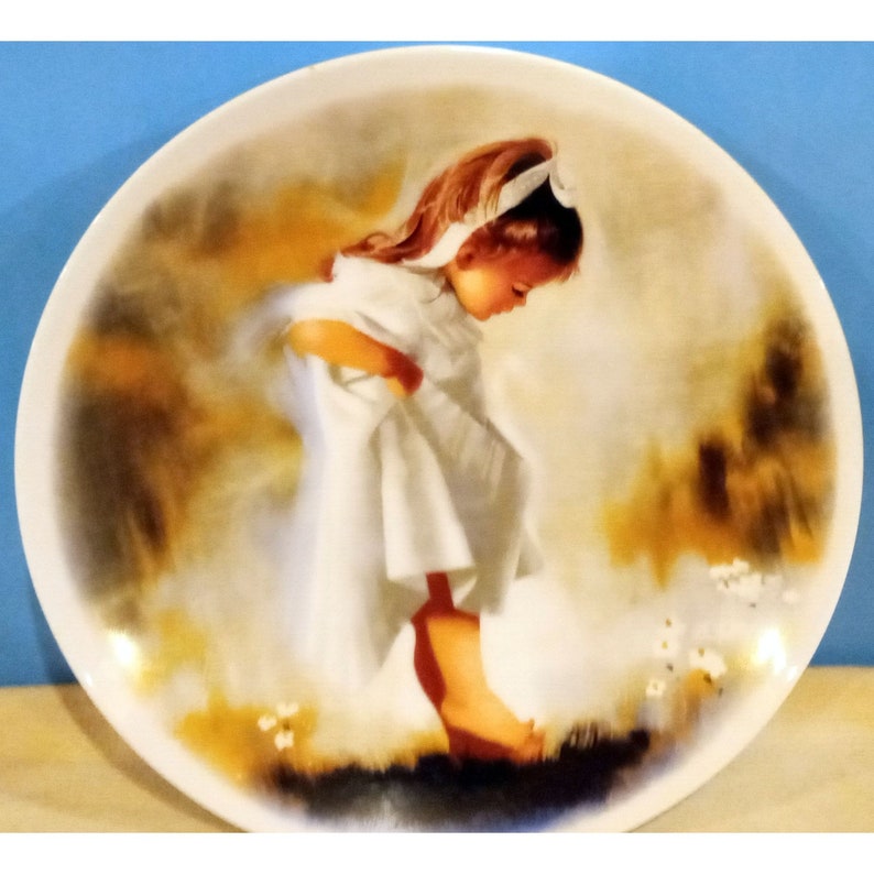 Donald Zolan Plate sabina in the Grass 1979 Collector Plate & COA Etsy