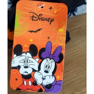 Ensemble de 2 essuie-mains gris Pluto Mickey Mouse d'Halloween, 16 x 28 po, peluche NWT image 5