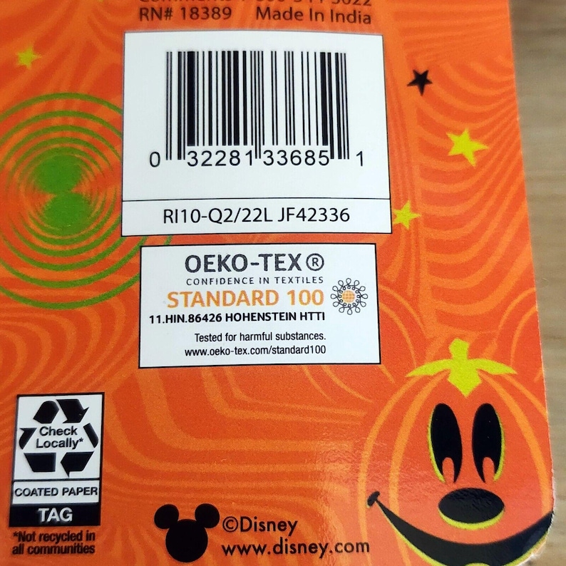 Ensemble de 2 essuie-mains gris Pluto Mickey Mouse d'Halloween, 16 x 28 po, peluche NWT image 8