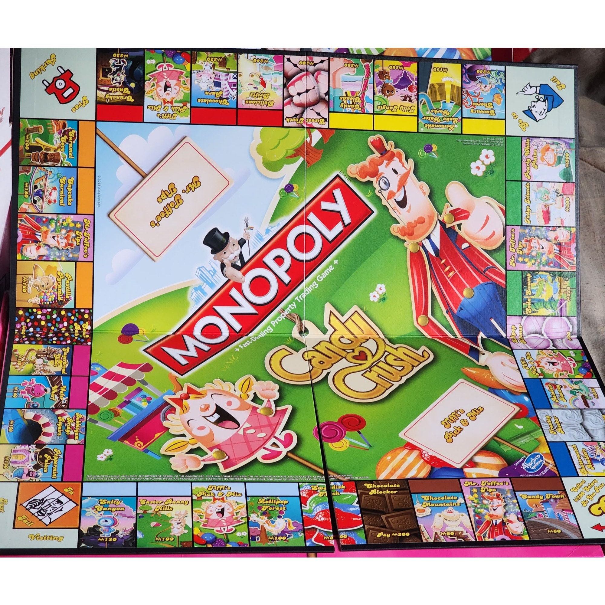 New Gift Box Candy Crush Soda Saga Monopoly Board Game Fun Joy Happy Times