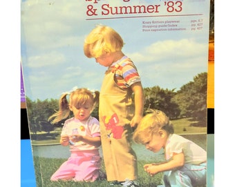1983 Montgomery Ward Spring & Summer Retro Catalog Clothes Furniture Electronics