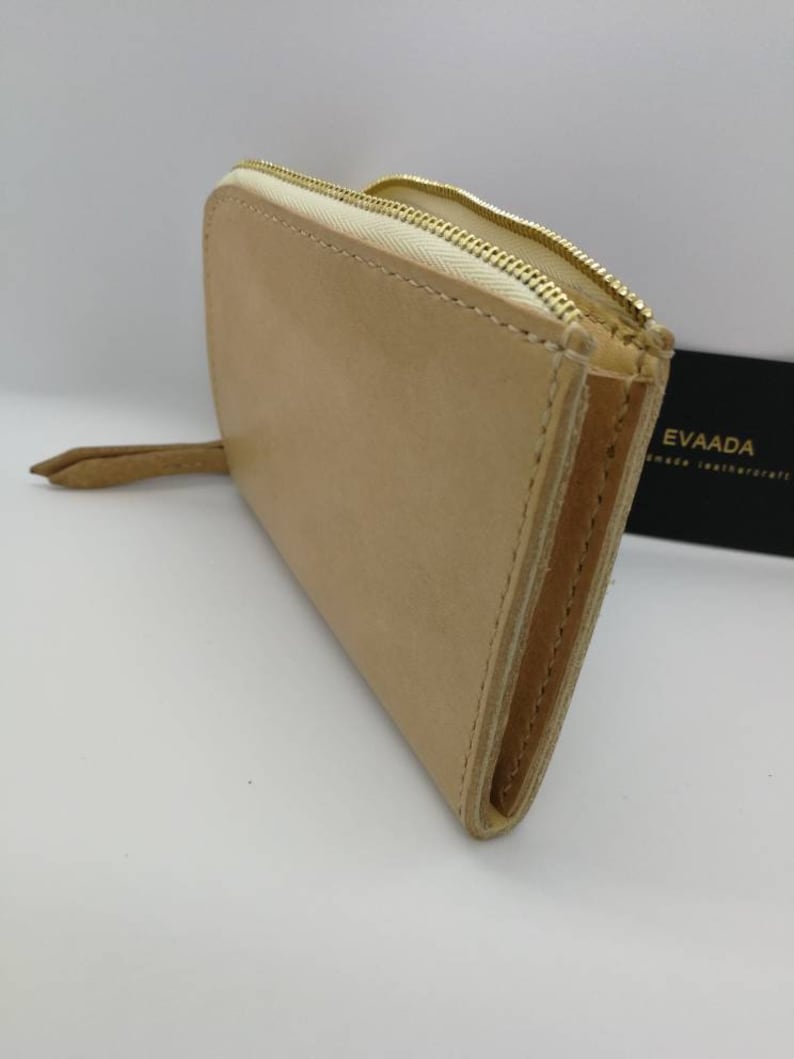Veg tanned leather pouch 054
