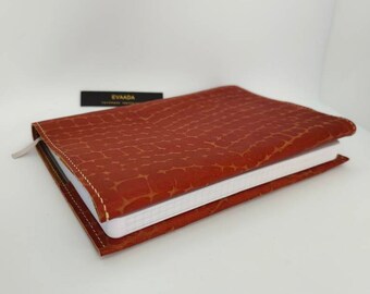 Handmade leather Book Cover /  Notebook protector