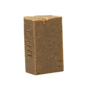 Coffee Bar Soap - Handmade Plant Based Soap, All Natural Ingredients, Fragrance Free Unscented Bar Soap