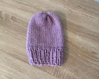 Youth Lavender Winter Beanie hat