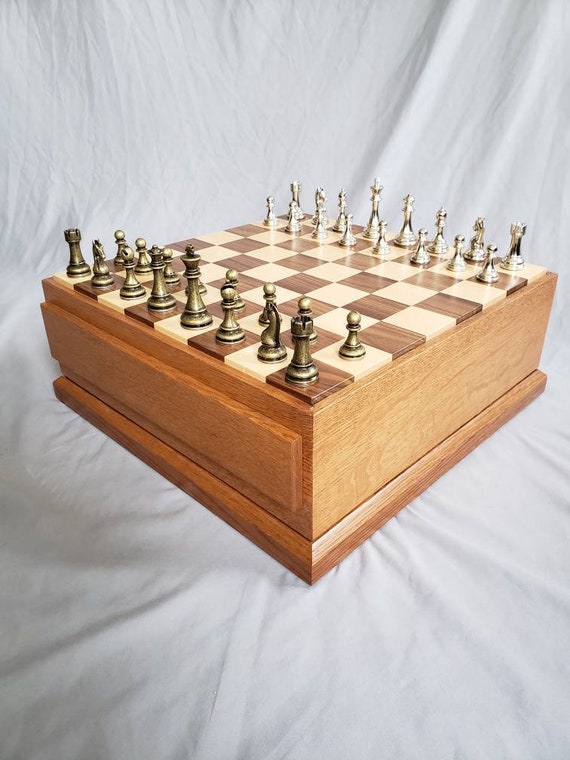Tablero De Ajedrez Tipo Cajón Tablero De Ajedrez Tipo Cajón