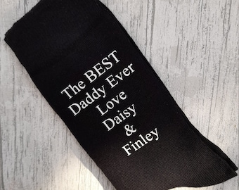 Fathers Day Socks - Personalised Fathers Day Socks - Fathers Day Present - Dad - Step Dad - Uncle - Grandad