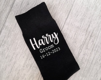Personalised Wedding Socks - Groom - Father of the Bride - Usher - Wedding Party - Best Man - Father of the Groom- Groomsmen - Personalized