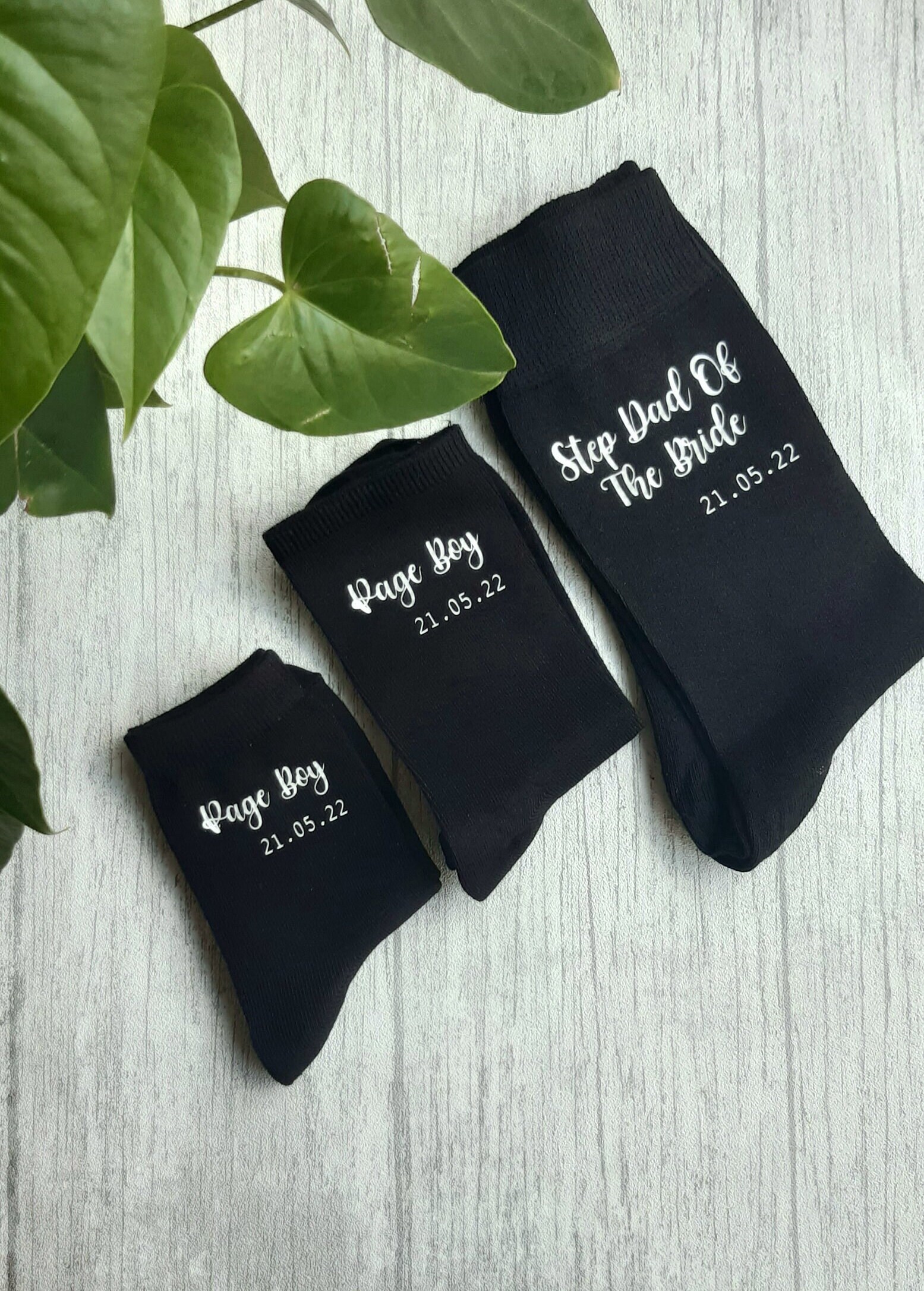 Personalised Wedding Socks Groom Father of the Bride - Etsy UK