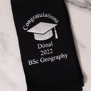 Graduation Socks Personalised Graduation Socks Choice of University Colours Custom Made Congratulations Celebration image 8