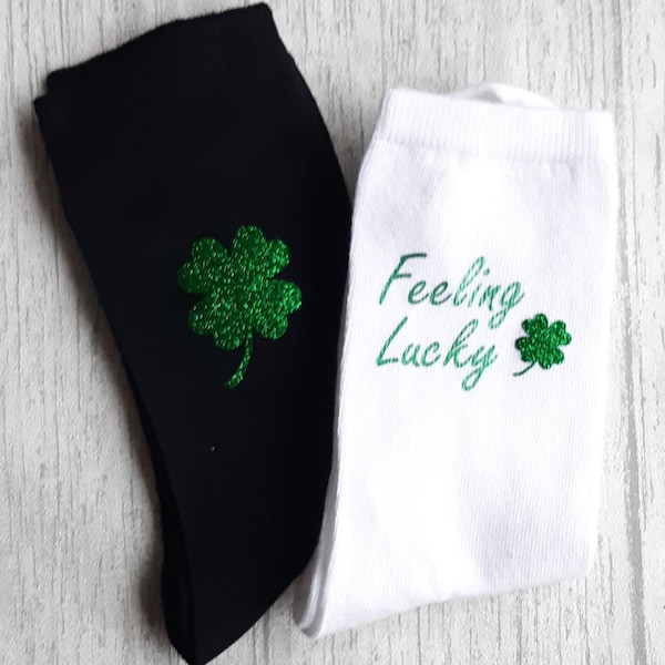 St Patrick Day Socks Etsy