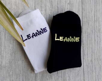 Personalised Socks - Birthday - Anniversary - Wedding - Stag Do - Hen Party - Friendship - Named Socks - Personalised Gift