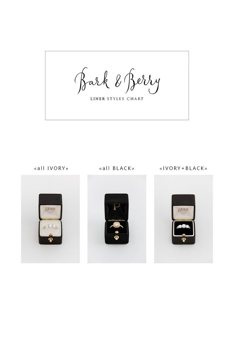 Lock Handmade Antique Engagement Wedding Single Slot Ring Box Velvet and Genuine Leather Monogrammed Velvet Vintage Style 19 COLORS