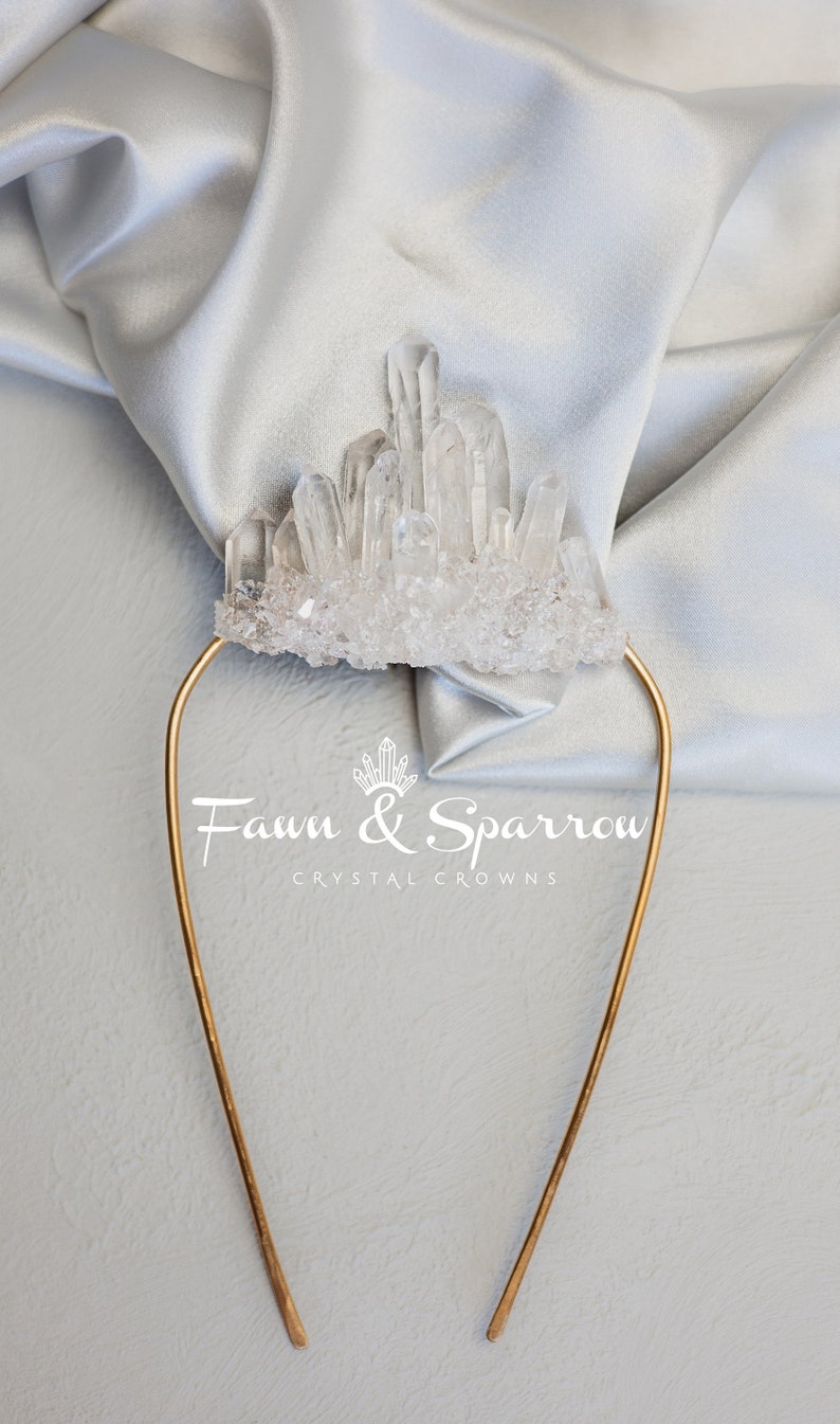 Boutonnière de poche en cristal avec grappe de quartz transparent, accessoires de mariage en cristal, revers du marié, boutonnières de mariage personnalisables image 3