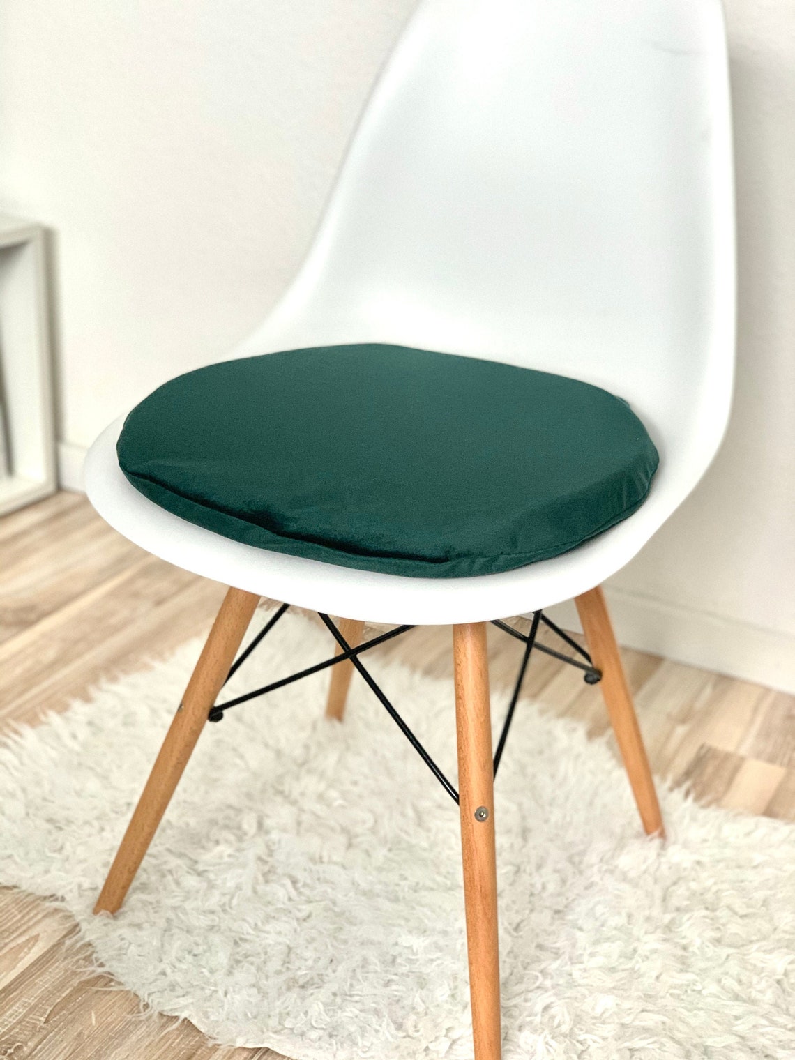 Emerald green seat cushion velvet 3 cm high seat cushion Etsy