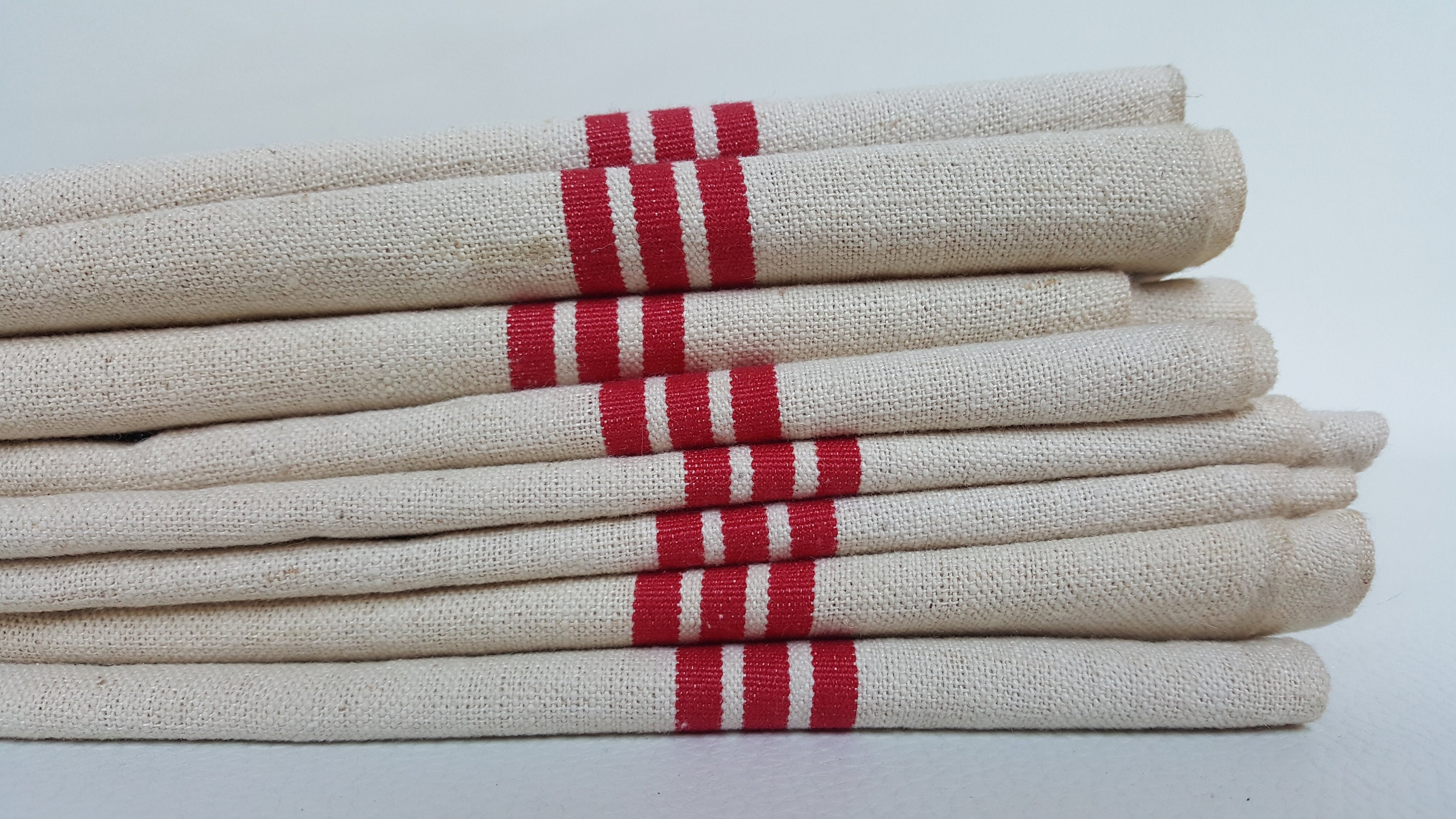 French Vintage Large Torchon, French Vintage Kitchen Cloth, French