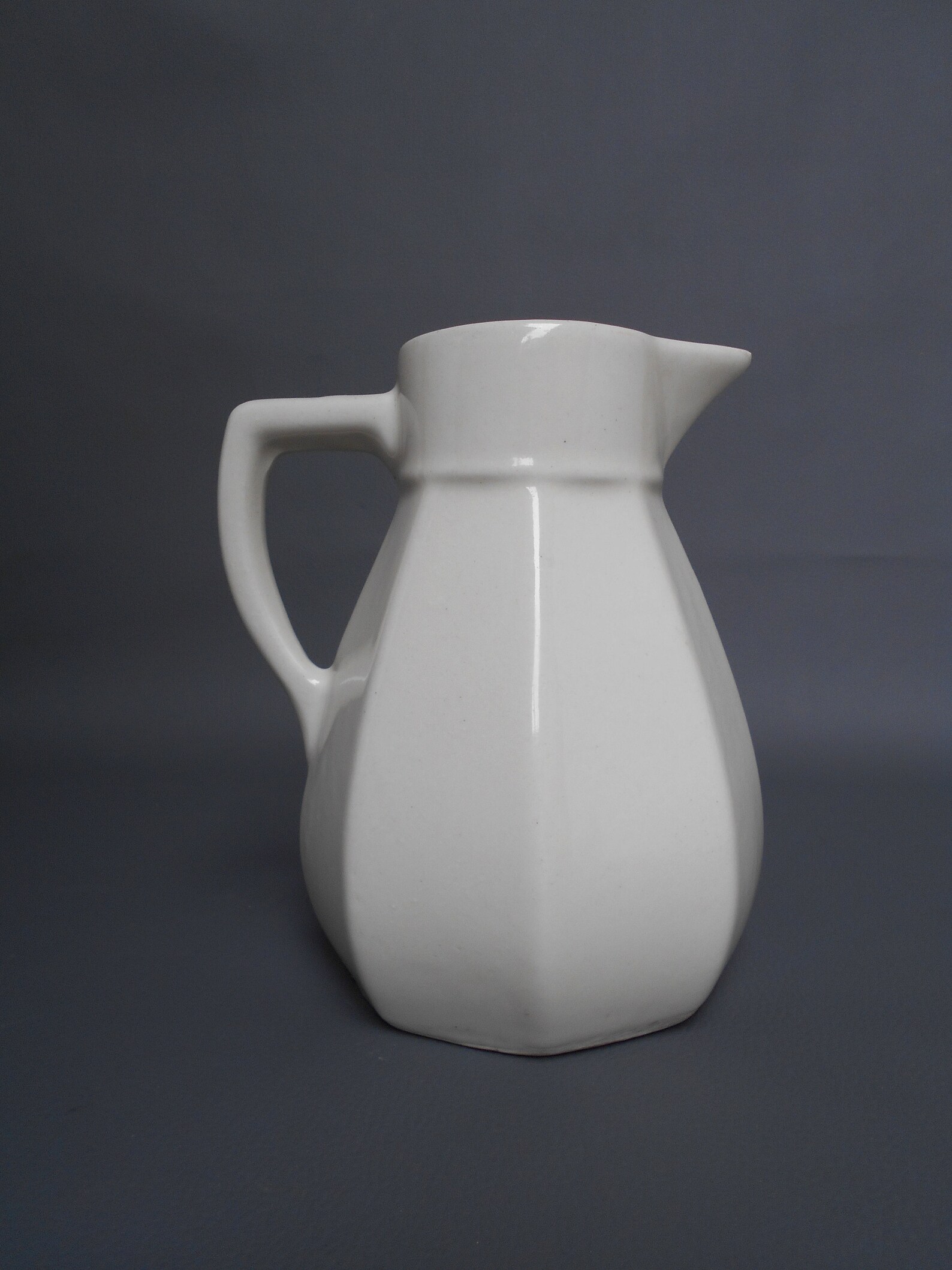 Antiker Weißer Krug aus Eisenstein / Steinzeug / Wasserkrug / | Etsy