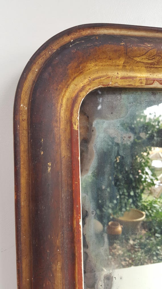 フランスアンティーク　ルイフィリップ　ミラー フランスアンティーク ルイフィリップ ミラー フランス