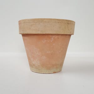 Vintage Terracotta French Plant Pot, Weathered Patio Plant Pot