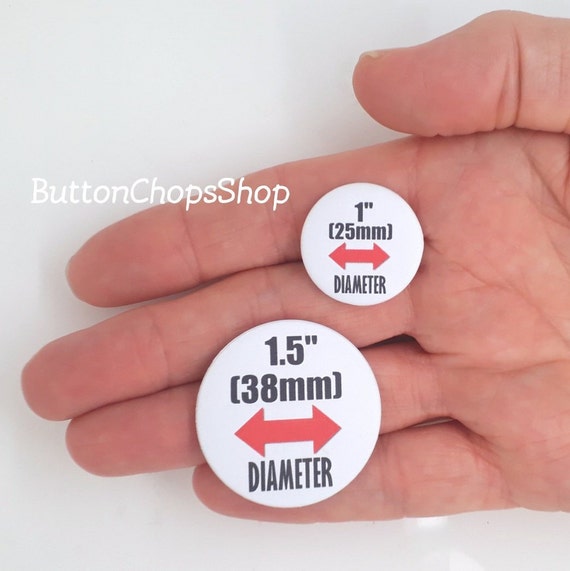 Size is 1inch//25mm diameter ANTI SPIDER FUNNY BADGE BUTTON PIN