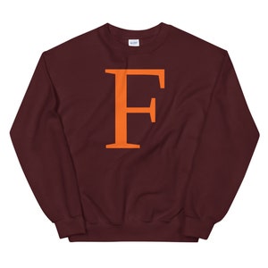 Weasley Sweatshirt F Letter Sweater Fred Weasley