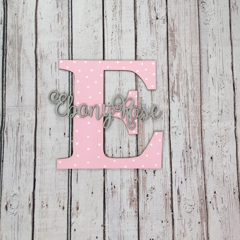 Nursery Wall Letters Wooden Wall Letter Nursery Decor Etsy