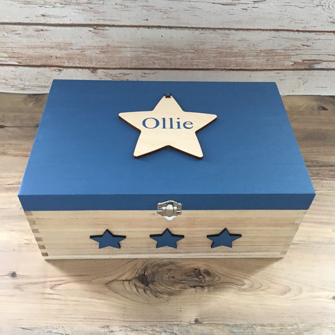 Baby Memory Box Baby Keepsake Box Christening Box New Baby Etsy