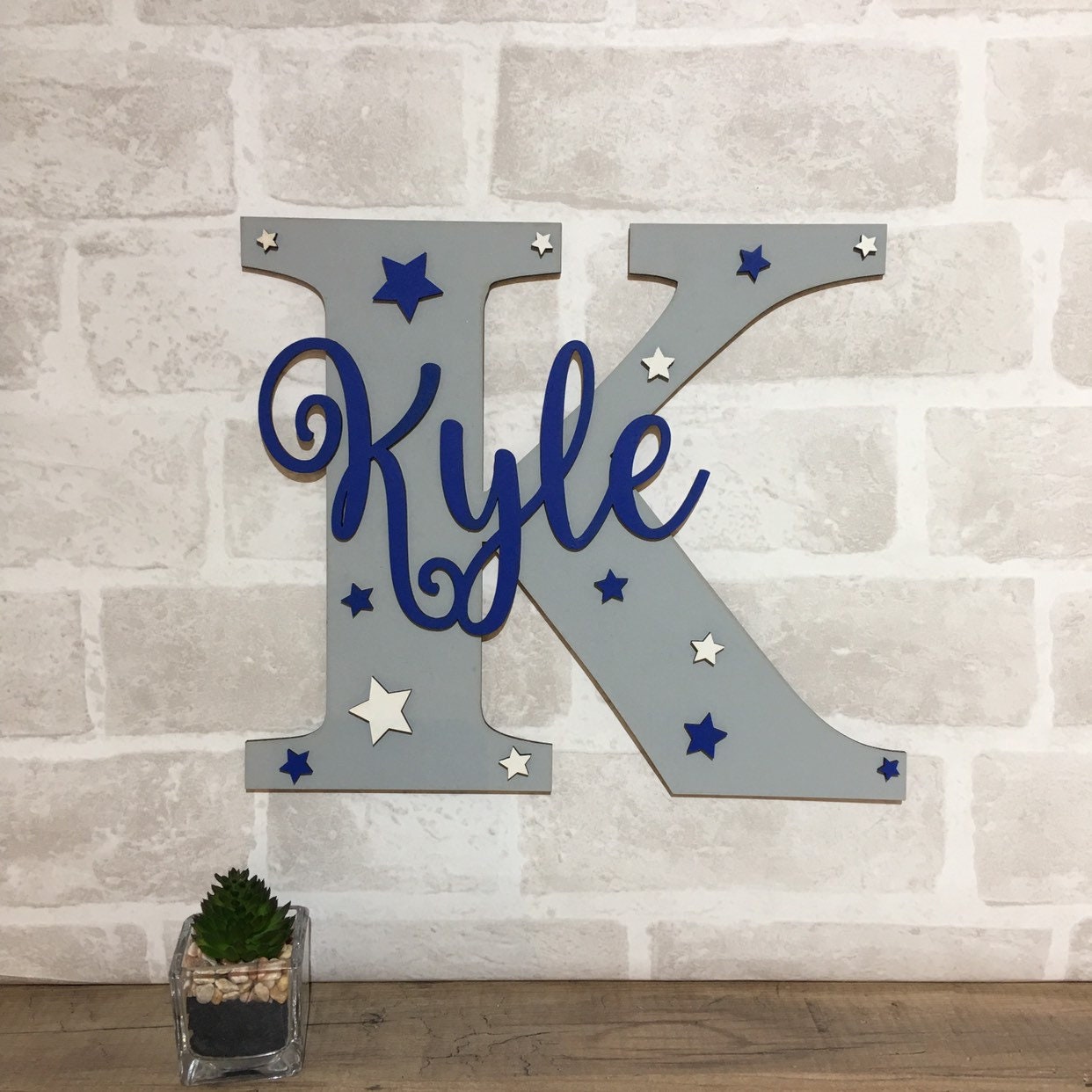 Nursery Wall Letters Wooden Wall Letter Nursery Decor Etsy
