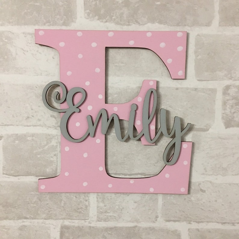 Nursery Wall Letters Wooden Wall Letter Nursery Decor Etsy