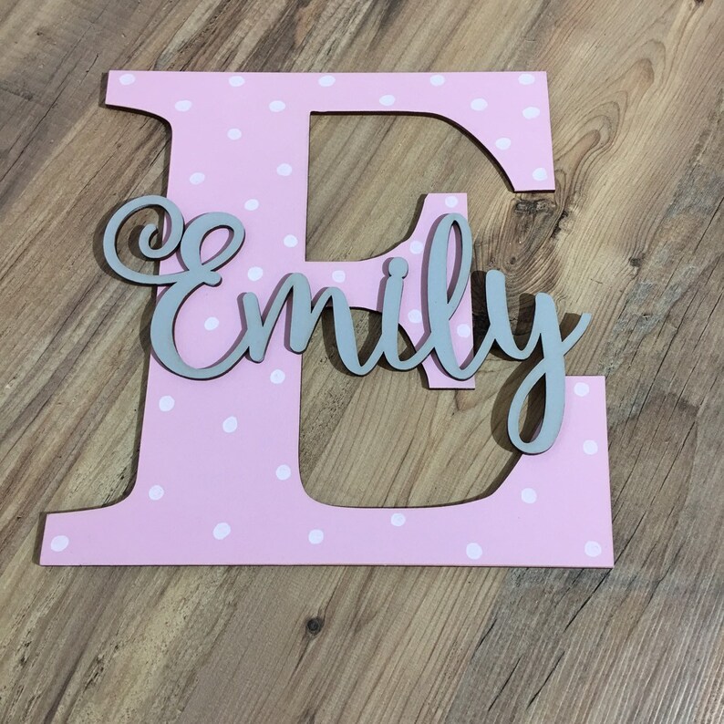 Nursery Wall Letters Wooden Wall Letter Nursery Decor Etsy