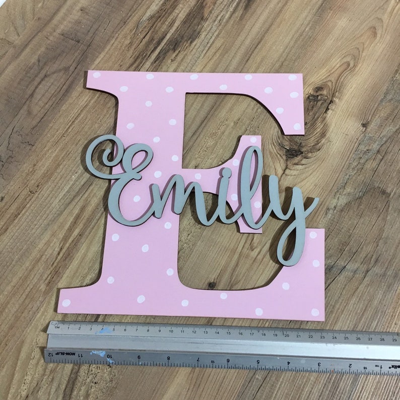 Nursery Wall Letters Wooden Wall Letter Nursery Decor Etsy